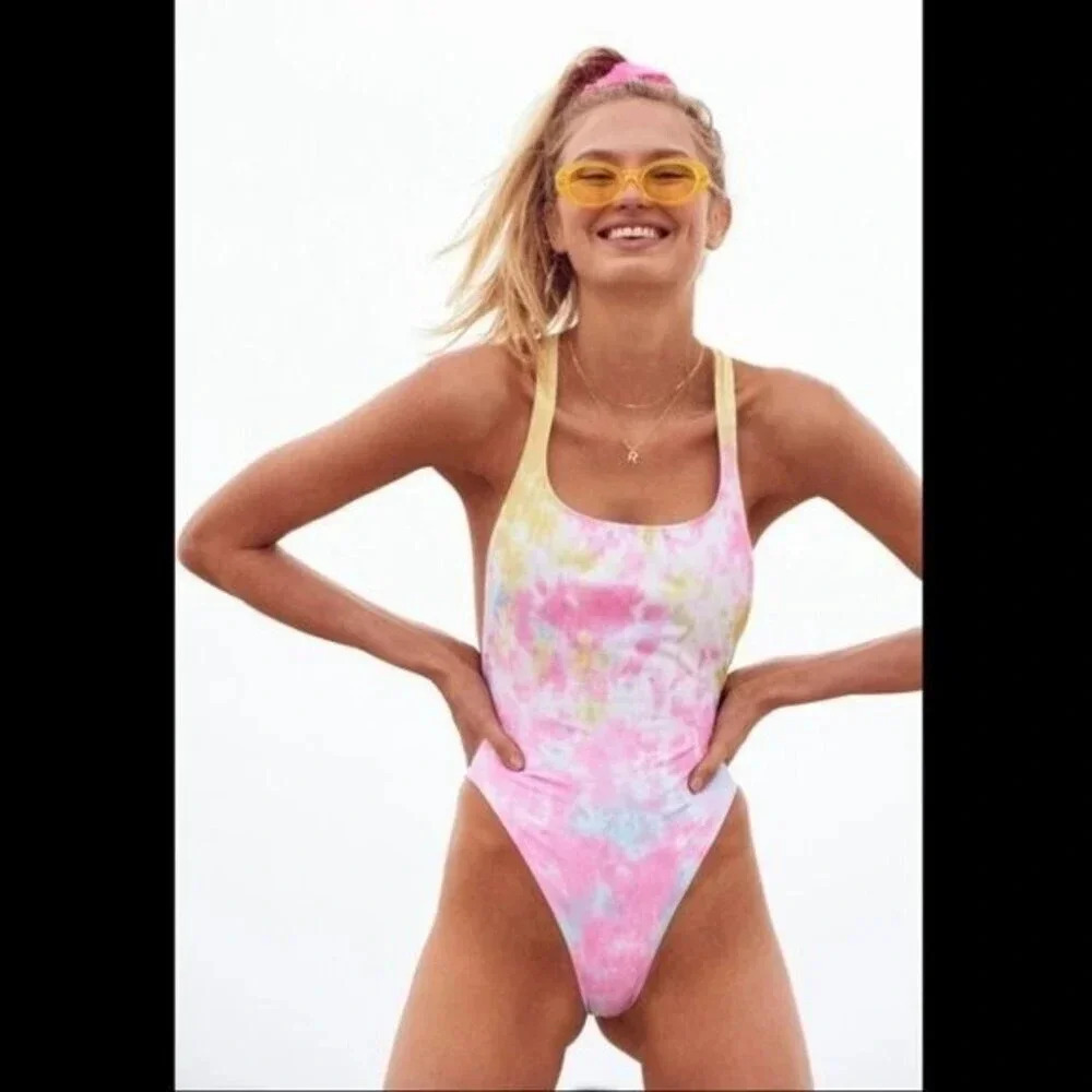 NWT SOLID&STRIPED RE/DONE The Venice One Piece Tie Dye Size S - Picture 13 of 16